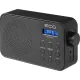 ECG R 105 FM LCD kijelzős rádió 30 programozható adó, ébresztés, elem/hálózat