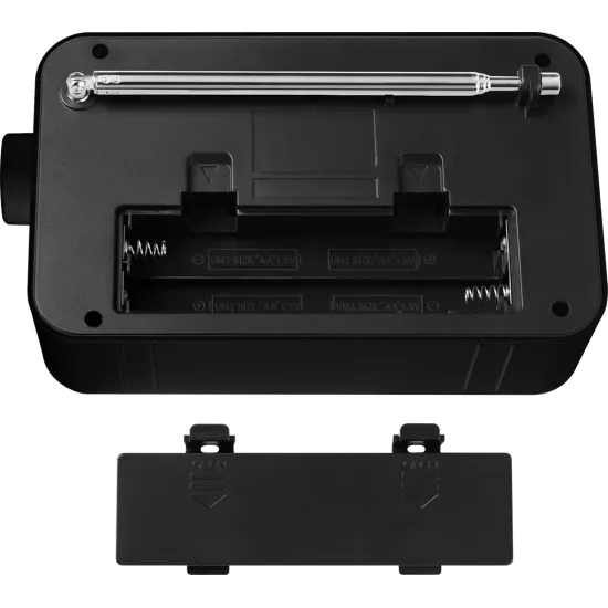 ECG R 105 FM LCD kijelzős rádió 30 programozható adó, ébresztés, elem/hálózat