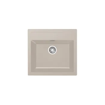 Franke SID 610 Sirius 2 mosogatótálca,56x53cm,kávé krém,114.0368.466