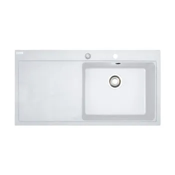 Franke MTG 611 mosogatótálca,gleccser fehér,100x51.5cm, jobbos