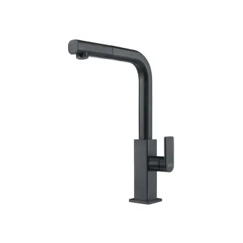 Franke Mythos Doccia egykaros mosogató csaptelep,fekete inox szín,115.0550.442