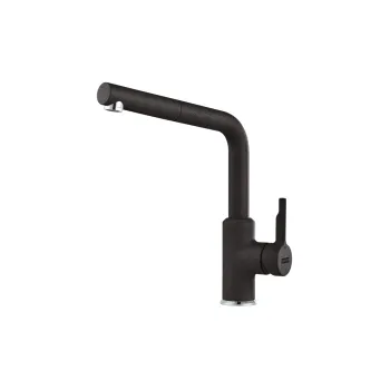 Franke Urban Doccia egykaros mosogató csaptelep,fekete,115.0595.091