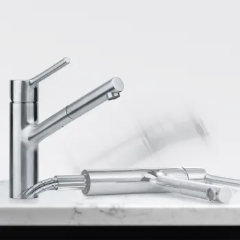 Franke Taros Neo Doccia egykaros mosogató csaptelep,masszív inox színű,115.0596.383