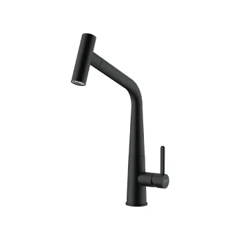 Franke Icon Doccia egykaros mosogató csaptelep,fekete matt,115.0625.190