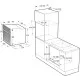 Gorenje BPS6747A06X beépíthető pirolitikus, multifunkciós sütő inox 77L, 59.5x56.4x59.5 cm, inox szín