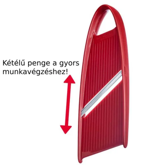 Westmark 11702270 konyhai zöldség szeletelő rozsdamentes acélból készült kétélű pengével