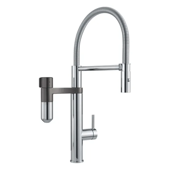 Franke Vital Semi Pro egykaros vízszűrős mosogató csaptelep, igyon tiszta vizet közvetlenül az otthoni csaptelepről króm szín, 120.0621.230