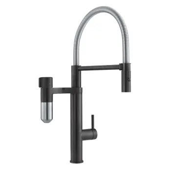 Franke Vital Semi Pro egykaros vízszűrős mosogató csaptelep, króm/fekete, igyon tiszta vizet közvetlenül az otthoni csaptelepről 120.0621.313