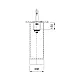 Franke MYX 110-16 munkalap alá építhető mosogatótálca 20x44cm,inox