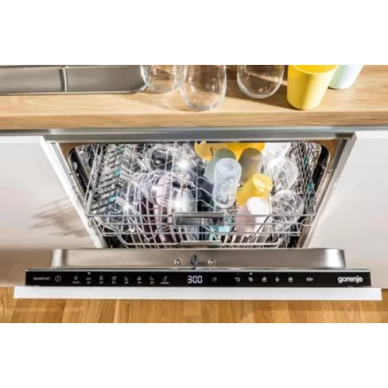 Gorenje GI642D60X beépíthető kezelőpaneles mosogatógép 60cm, 14 teríték, inox 