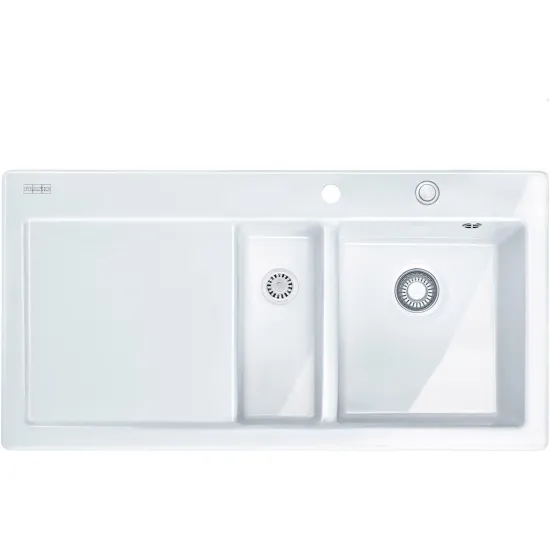 Franke MTK 651-100 MYTHOS Fraceram kerámia gleccser fehér mosogatótálca 1000X510 mm 124.0335.709