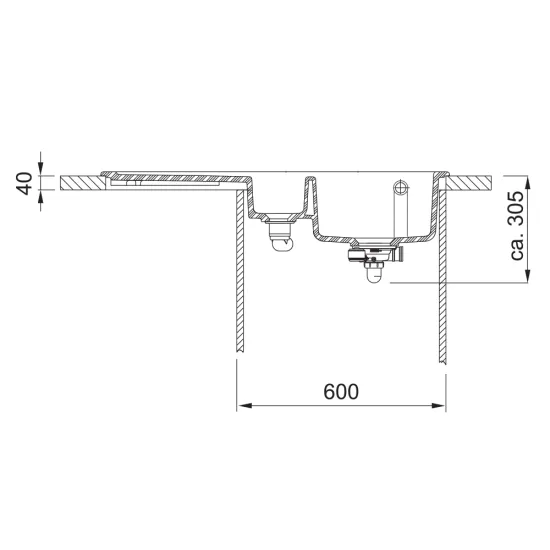 Franke MTK 610-58 Mythos Fraceram kerámia gyöngyszürke mosogatótálca,58x51cm,124.0380.249