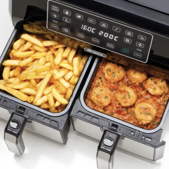 Ariete 4624 Airy Fryer Dual Metal forrólevegős sütő, 1700W