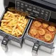 Ariete 4624 Airy Fryer Dual Metal forrólevegős sütő, 1700W