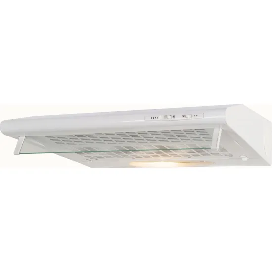 Mora OP630W 60cm hátsó/felső kivezetéses fehér konyhai elszívó, mosható zsírszűrővel