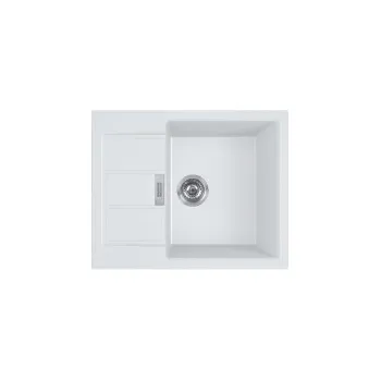 Franke S2D 611-62 Sirius 2 mosogatótálca,62x50cm,gleccser fehér,143.0616.341