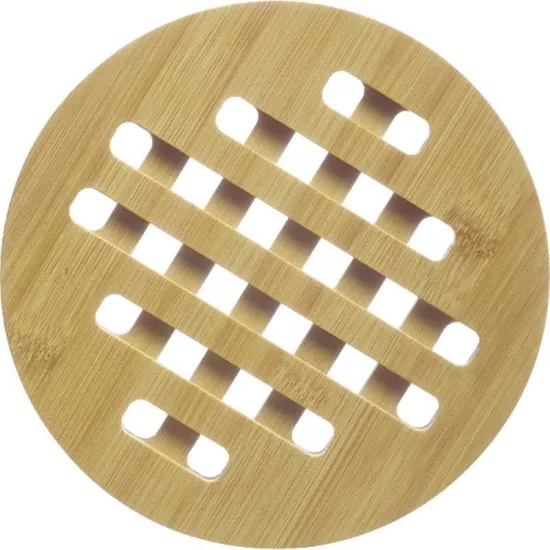 Westmark 15592270 konyhai alátét, 2 db, 20 cm átmérővel, edényekhez, serpenyőkhöz, tálakhoz, kancsókhoz, lábasokhoz, bambusz 