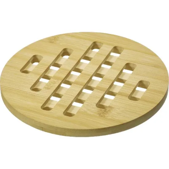 Westmark 15592270 konyhai alátét, 2 db, 20 cm átmérővel, edényekhez, serpenyőkhöz, tálakhoz, kancsókhoz, lábasokhoz, bambusz 