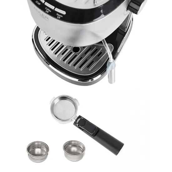 Adler AD4408 eszpresszókávéfőző szürke