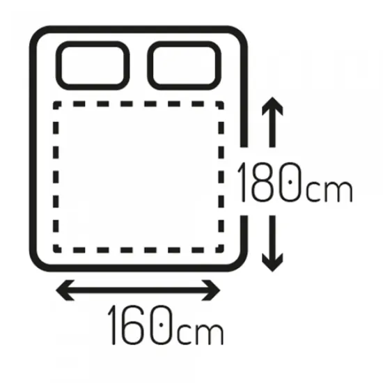 Camry CR7418 elektromos ágymelegítő pled távirányítóval 160x180cm lila