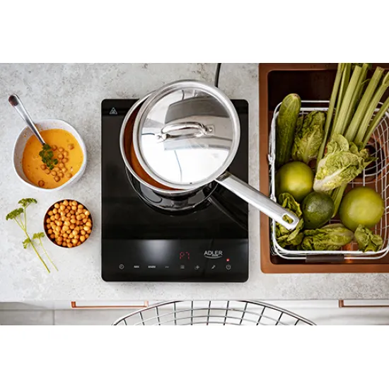 Adler AD6513 indukciós főzőlap fekete 2000W