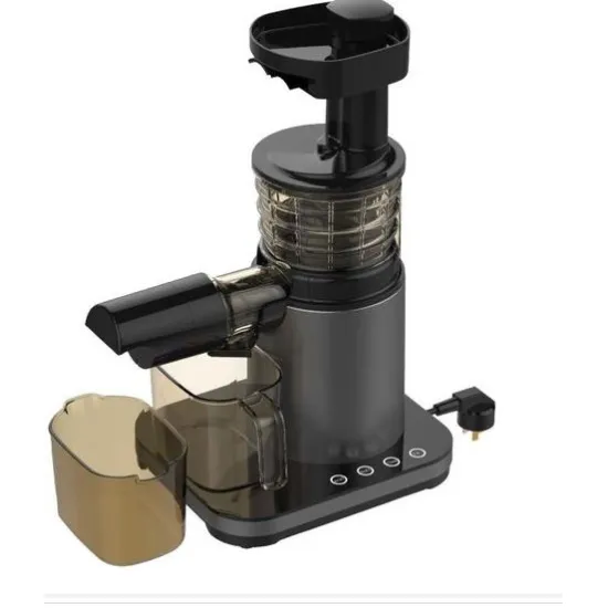 Kalorik TKG FE 2020 Lassú gyümölcsprés zöldségfélékhez és gyümölcsökhöz, érintőpanel, gyengéd csavarprés, alacsony rezgésű motor, hátrameneti és öntisztító program, dupla prés maggal, 3db rozsdamentes acél szűrővel 