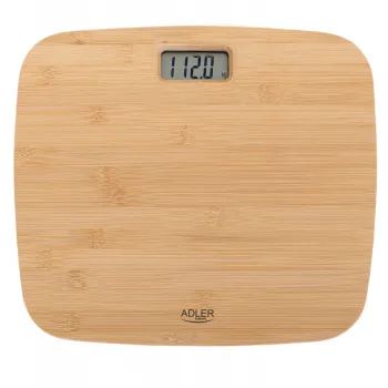 Adler AD8173 személymérleg bambusz fa 