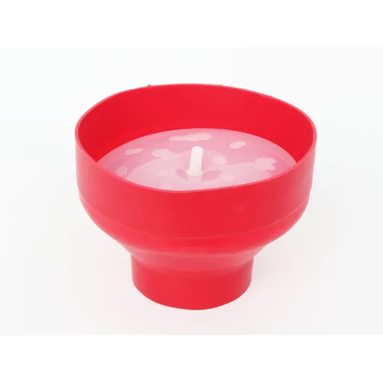 Beper C106CAS002 2,5L popcorn készítő edény, műanyag,mikrózható BPA-mentes piros