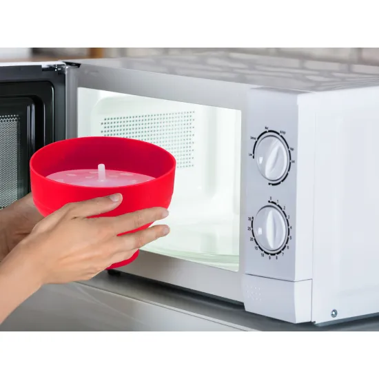 Beper C106CAS002 2,5L popcorn készítő edény, műanyag,mikrózható BPA-mentes piros