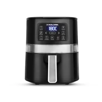 Kalorik FTL2000 4 l forrólevegős fritőz fekete 7 beépített sütő program 1600W