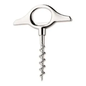 Ghidini 1808 francia típusú dugóhúzó, üvegnyitóval, króm