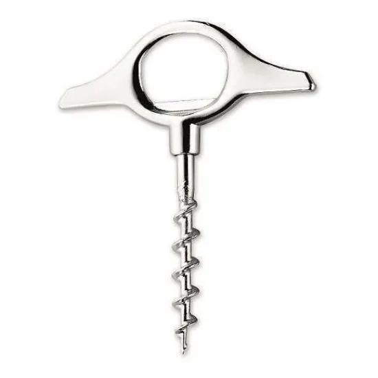 Ghidini 1808 francia típusú dugóhúzó, üvegnyitóval, króm