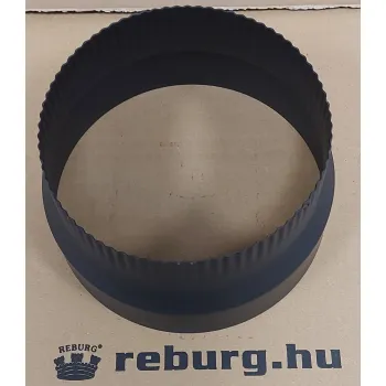 Szűkítő 180-160-re 1 mm fekete füstcső szűkítő 15288