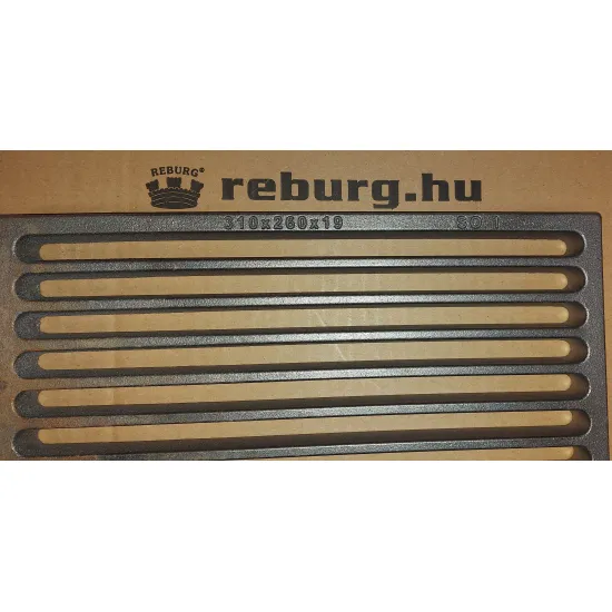 Cserépkályha tűzrács 310x260x19