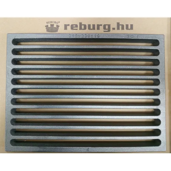 Cserépkályha tűzrács 310X230X19 mm