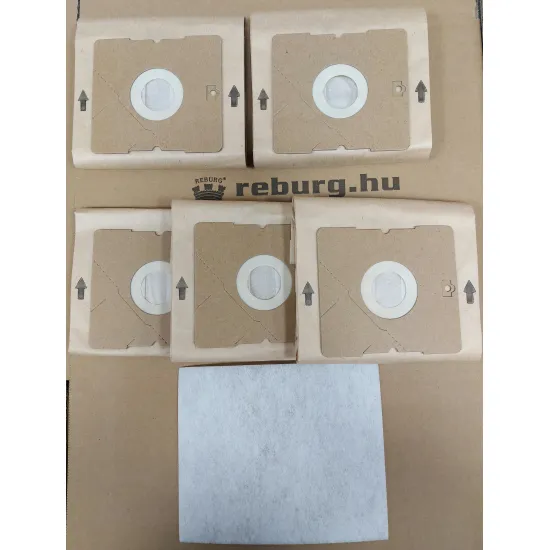 Aspico 717A 717/794 papír porzsák 5db 1db filter Zanussi CompactGO, ZAN3900, Sencor, Samsung VP54, ETA 1455, stb. típusokhoz