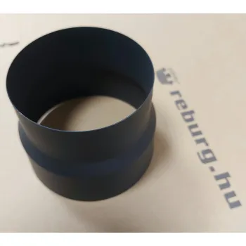 Szűkítő 120-105-re 0.5mm fekete füstcső szűkítő 15282