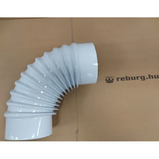 Könyökcső 118mm Zománcozott