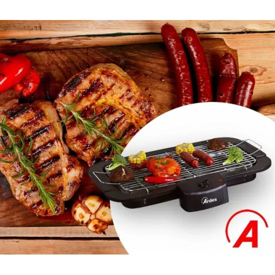 Ardes 1B01 barbecue grillsütő 2200W 8x47x28 cm