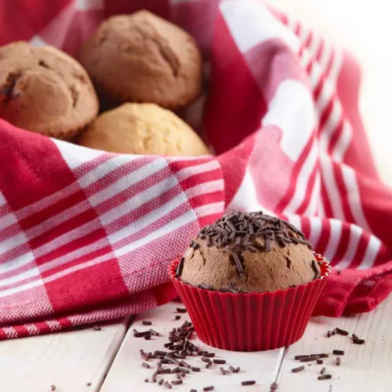 Westmark 3014 muffin forma, szilikon, 6db, 7cm átmérővel