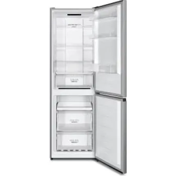 Gorenje NRK619EPXL4 No Frost Plus alulfagyasztós kombinált hűtőszekrény, 207/97L,inox, 59.5x59x186 cm 