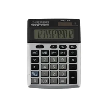 Esperanza ECL102 Newton 12 számjegyes asztali számológép 