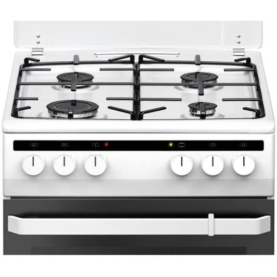 Amica 55343 kombinált tűzhely fehér kombinált 9 programos légkeveréses, 50x60x85 cm 