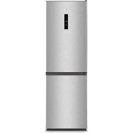 Gorenje NRK619CAXL4 No Frost Plus alulfagyasztós kombinált hűtőszekrény 207/97L, 59.5x59x186 cm, inox