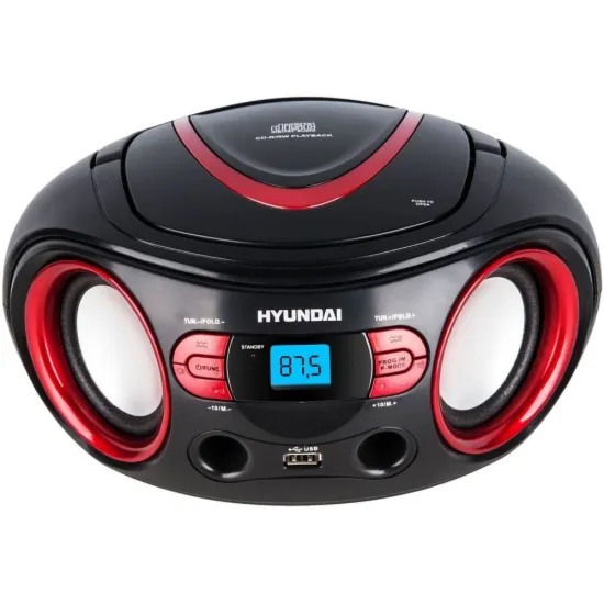 Hyundai TRC533AU3BR CD-s rádiómagnó CD-R/RW USB, AUX bemenet, lcd kijelző