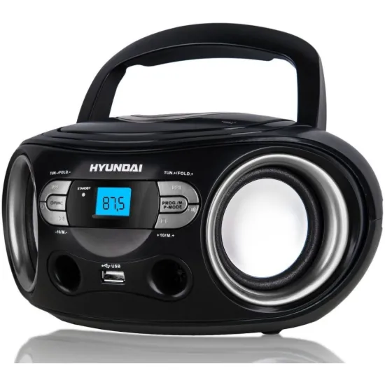 Hyundai TRC533AU3BS CD-s rádiómagnó usb, aux, CDR/RW, LCD kijelző