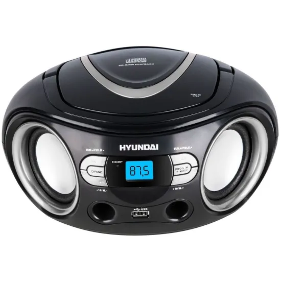 Hyundai TRC533AU3BS CD-s rádiómagnó usb, aux, CDR/RW, LCD kijelző