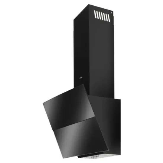 Amica OKC623S ferdesikú döntött kürtös konyhai elszívó 60cm széles,feketére festett acél szín