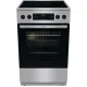 Gorenje GECS5C70XA inox elektromos kerámialapos tűzhely gőzfunkció, teleszkópos sütősín, duplagyűrűs és ovális főzőzónával