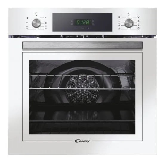 Candy FCT625WXL fehér elektromos beépíthető multifunkciós hőlégkeveréses sütő,70 liter,A+ energiaosztály, gőztisztító funkció 
